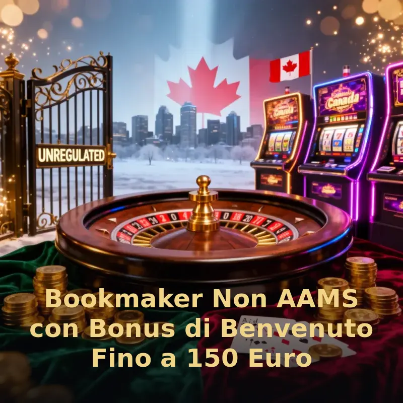Bookmaker Non AAMS con Bonus di Benvenuto Fino a 150 Euro